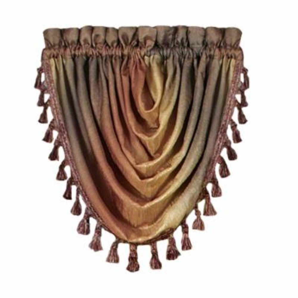 *SALE*  Achim Ombre Waterfall  Valance 1PANEL - Autumn 1974